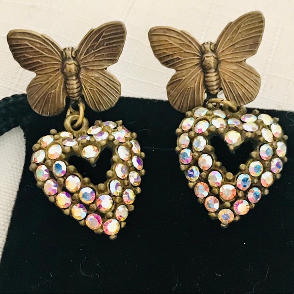 Jewelry - Earrings~Iridescent Hearts & Butterfly’s / Host Pick